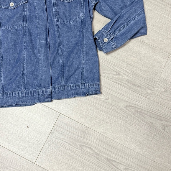 American Flag Denim & Co Jean Jacket - Picture 5 of 10